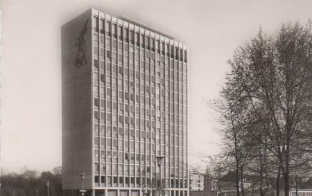 Karlsruhe, Hochhaus der KLV - ca. 1965 Karlsruhe, Hochhaus der KLV - ca. 1965