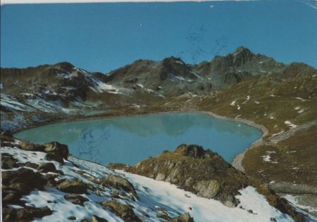 Schweiz - Klosters - Jörisee mit Jöri-Flüela-Furka - 1985 Schweiz - Klosters - Jörisee mit Jöri-Flüela-Furka - 1985