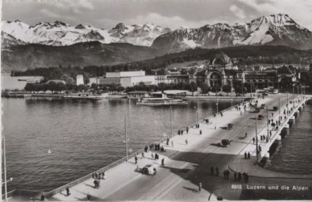 Schweiz - Luzern - und die Alpen - ca. 1960 Schweiz - Luzern - und die Alpen - ca. 1960