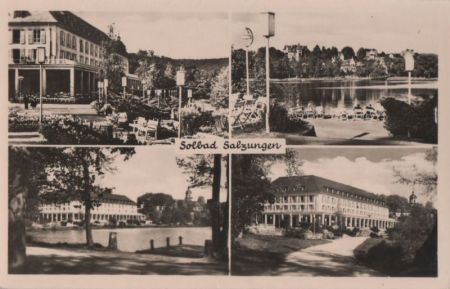 Bad Salzungen - 4 Teilbilder - 1957 Bad Salzungen - 4 Teilbilder - 1957