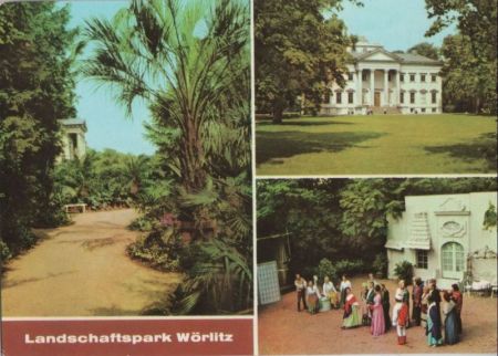Wörlitz - Landshaftspark, u.a. Palmengarten - 1977 Wörlitz - Landshaftspark, u.a. Palmengarten - 1977