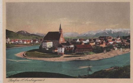 Laufen, Salzach - Flusskehre Laufen, Salzach - Flusskehre