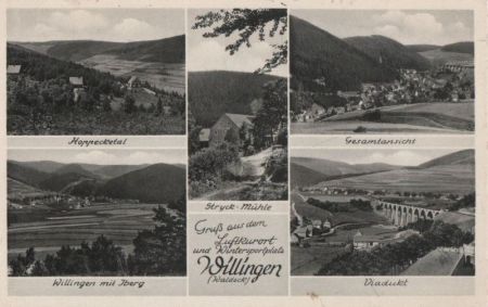 Willingen - u.a. Viadukt - 1951 Willingen - u.a. Viadukt - 1951