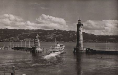 Lindau - Hafenausfahrt - 1959 Lindau - Hafenausfahrt - 1959