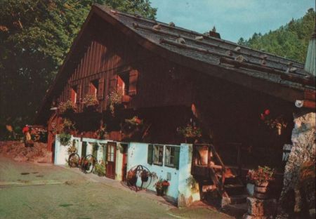 Schweiz - Creux du Van - Restaurant la Ferme Robert - ca. 1980 Schweiz - Creux du Van - Restaurant la Ferme Robert - ca. 1980