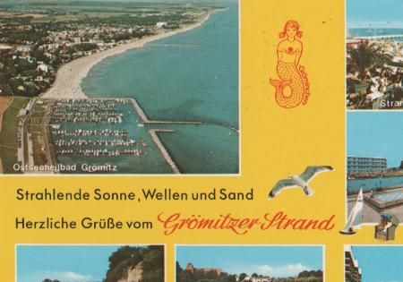 Strand in Grömitz - 1981 Strand in Grömitz - 1981