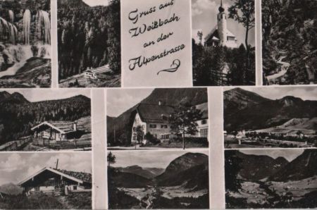 Schneizlreuth-Weißbach - 10 Teilbilder - 1964 Schneizlreuth-Weißbach - 10 Teilbilder - 1964
