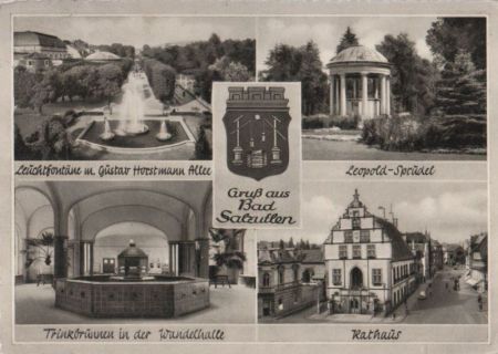 Bad Salzuflen - Leopold-Sprudel - 1957 Bad Salzuflen - Leopold-Sprudel - 1957