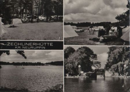 Rheinsberg-Zechlinerhütte - u.a. Zeltplatz Prinzen-Ablage - ca. 1975 Rheinsberg-Zechlinerhütte - u.a. Zeltplatz Prinzen-Ablage - ca. 1975