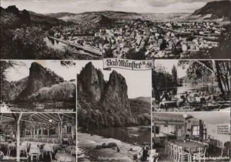 Bad Münster am Stein-Ebernburg - u.a. Rheingrafenstein - ca. 1960 Bad Münster am Stein-Ebernburg - u.a. Rheingrafenstein - ca. 1960