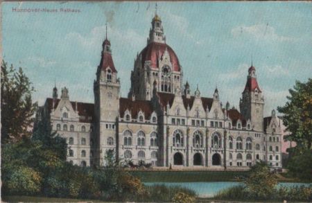 Hannover - Neues Rathaus - ca. 1925 Hannover - Neues Rathaus - ca. 1925