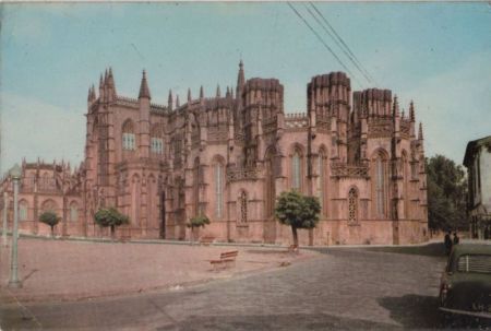 Portugal - Batalha - Mosteiro, fachada - ca. 1970 Portugal - Batalha - Mosteiro, fachada - ca. 1970