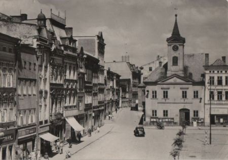 Tschechien - Broumov - Mirove namesti - ca. 1960 Tschechien - Broumov - Mirove namesti - ca. 1960