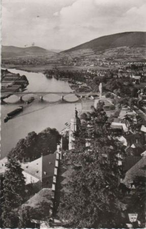 Miltenberg - Blick vom Bergfried - ca. 1960 Miltenberg - Blick vom Bergfried - ca. 1960