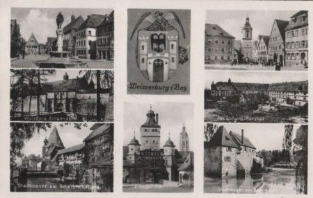 Weißenburg - u.a. Wülzburg, Burghof - 1959 Weißenburg - u.a. Wülzburg, Burghof - 1959