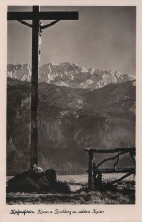 Kiefersfelden - Kreuz am Buchberg - 1952 Kiefersfelden - Kreuz am Buchberg - 1952