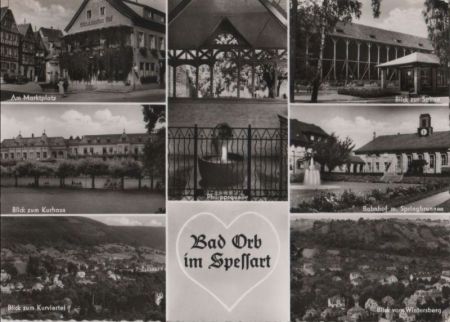 Bad Orb - u.a. Marktplatz - 1959 Bad Orb - u.a. Marktplatz - 1959