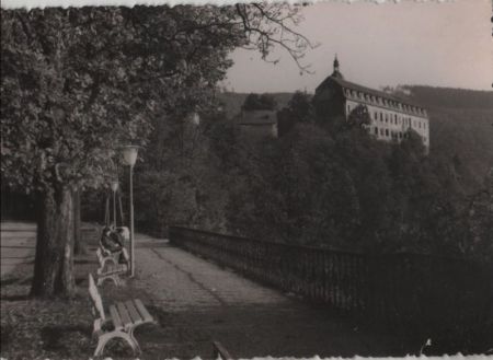 Schwarzburg - Schloß mit Terrasse - 1962 Schwarzburg - Schloß mit Terrasse - 1962