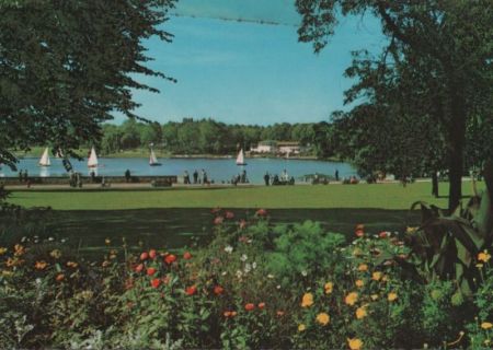 Münster - Partie am Aasee - ca. 1975 Münster - Partie am Aasee - ca. 1975