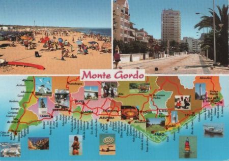 Portugal - Monte Gordo - mit 3 Bildern - ca. 1995 Portugal - Monte Gordo - mit 3 Bildern - ca. 1995