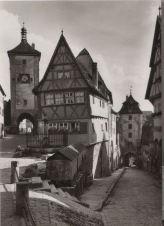 Rothenburg - Plönlein - ca. 1965 Rothenburg - Plönlein - ca. 1965
