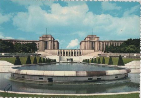 Frankreich - Paris - Trocadero, bassin - 1966 Frankreich - Paris - Trocadero, bassin - 1966