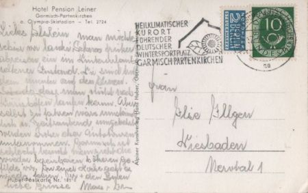 Garmisch-Partenkirchen - Hotel Pension Leiner