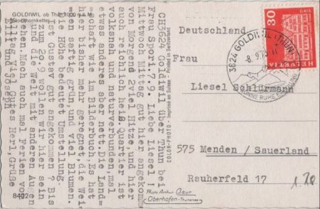 Thun-Goldiwil - Schweiz - Stockhornkette Thun-Goldiwil - Schweiz - Stockhornkette