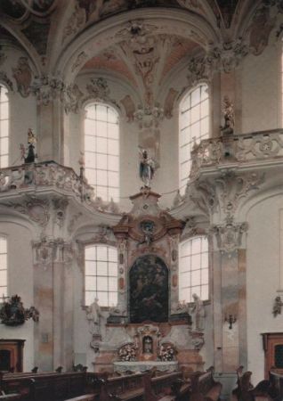 Uhldingen-Mühlhofen, Birnau - Basilika, St. Josephsaltar - ca. 1985 Uhldingen-Mühlhofen, Birnau - Basilika, St. Josephsaltar - ca. 1985