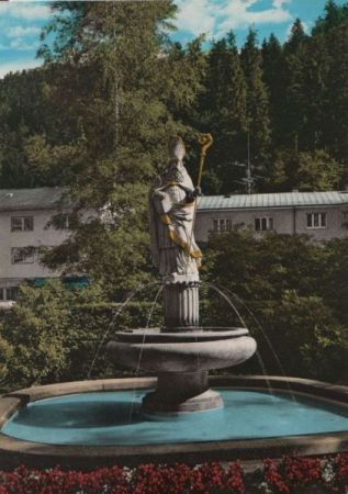 Sankt Blasien - Blasius-Brunnen - 1980 Sankt Blasien - Blasius-Brunnen - 1980