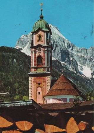 Mittenwald - Pfarrkirche St. Peter und Paul - 1989 Mittenwald - Pfarrkirche St. Peter und Paul - 1989