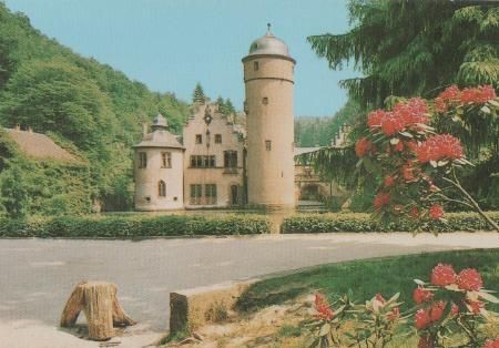 im Spessart - Schloss Mespelbrunn - ca. 1985 im Spessart - Schloss Mespelbrunn - ca. 1985