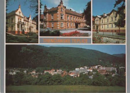 Slowakei - Trencianske Teplice - mit 4 Bildern - ca. 1985 Slowakei - Trencianske Teplice - mit 4 Bildern - ca. 1985