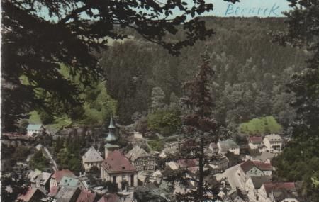 Bad Berneck - Blick v. Sonnentempel - 1956 Bad Berneck - Blick v. Sonnentempel - 1956