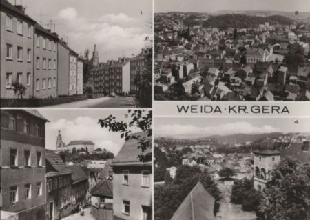 Weida - u.a. Blick zur Osterburg - 1978 Weida - u.a. Blick zur Osterburg - 1978
