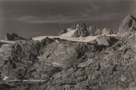 Österreich - Dachstein - mit Simony-Hütte - ca. 1955 Österreich - Dachstein - mit Simony-Hütte - ca. 1955