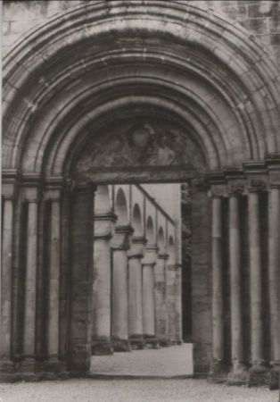 Paulinzella (OT von Königsee-Rottenbach) - Portal der Klosterruine - 1989 Paulinzella (OT von Königsee-Rottenbach) - Portal der Klosterruine - 1989