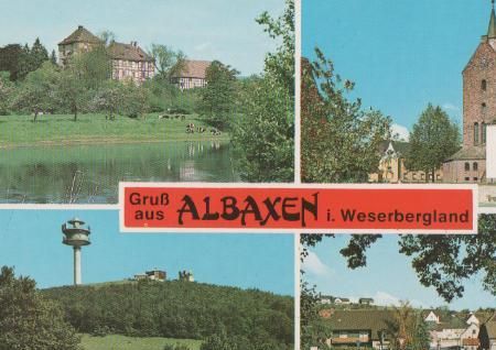 Albaxen bei Höxter - ca. 1975 Albaxen bei Höxter - ca. 1975