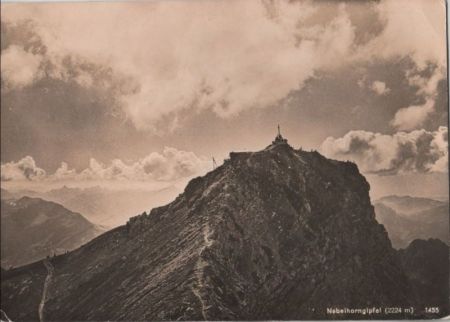 Nebelhorn - Gipfel - ca. 1960 Nebelhorn - Gipfel - ca. 1960