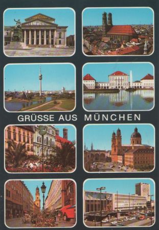 München - mit 8 Bildern - ca. 1980 München - mit 8 Bildern - ca. 1980