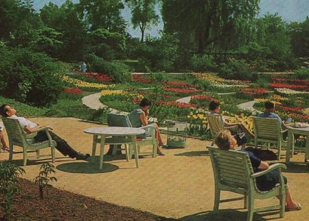 Essen - Bundesgartenschau, Dahlienarena - 1965 Essen - Bundesgartenschau, Dahlienarena - 1965