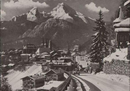 Berchtesgaden - mit Watzmann - ca. 1960 Berchtesgaden - mit Watzmann - ca. 1960