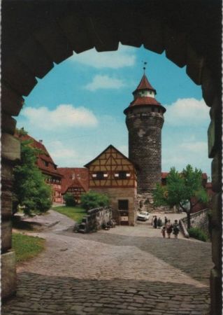 Nürnberg - Burg mit Sinwellturm - ca. 1970 Nürnberg - Burg mit Sinwellturm - ca. 1970