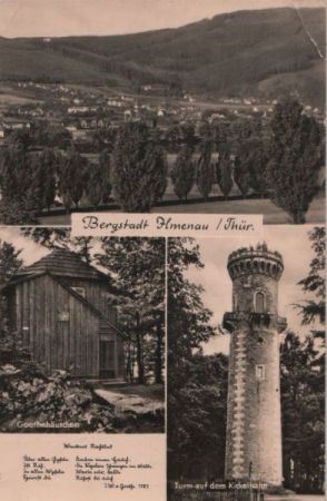 Ilmenau - u.a. Turm auf dem Kickelhahn - 1964 Ilmenau - u.a. Turm auf dem Kickelhahn - 1964