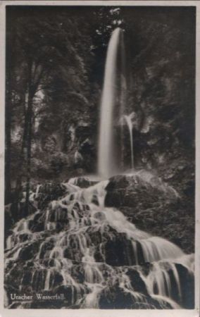 Bad Urach - Uracher Wasserfall - ca. 1940 Bad Urach - Uracher Wasserfall - ca. 1940
