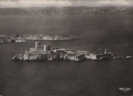 Frankreich - Marseille - Vue aerienne du Chateau de If - 1961 Frankreich - Marseille - Vue aerienne du Chateau de If - 1961