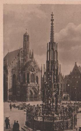 Nürnberg - Schöner Brunnen - ca. 1930 Nürnberg - Schöner Brunnen - ca. 1930