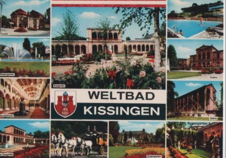 Bad Kissingen - u.a. Wandelhalle - ca. 1975 Bad Kissingen - u.a. Wandelhalle - ca. 1975