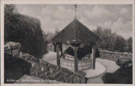 Kyffhäuser - Tiefster Brunnen Deutschlands - ca. 1955 Kyffhäuser - Tiefster Brunnen Deutschlands - ca. 1955