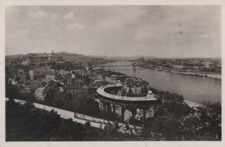 Ungarn - Budapest - Panorama mit Burg - 1927 Ungarn - Budapest - Panorama mit Burg - 1927
